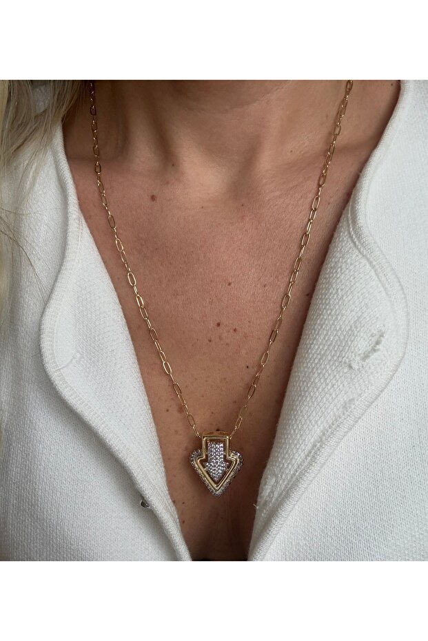 İthal Arrow Kolye - 5