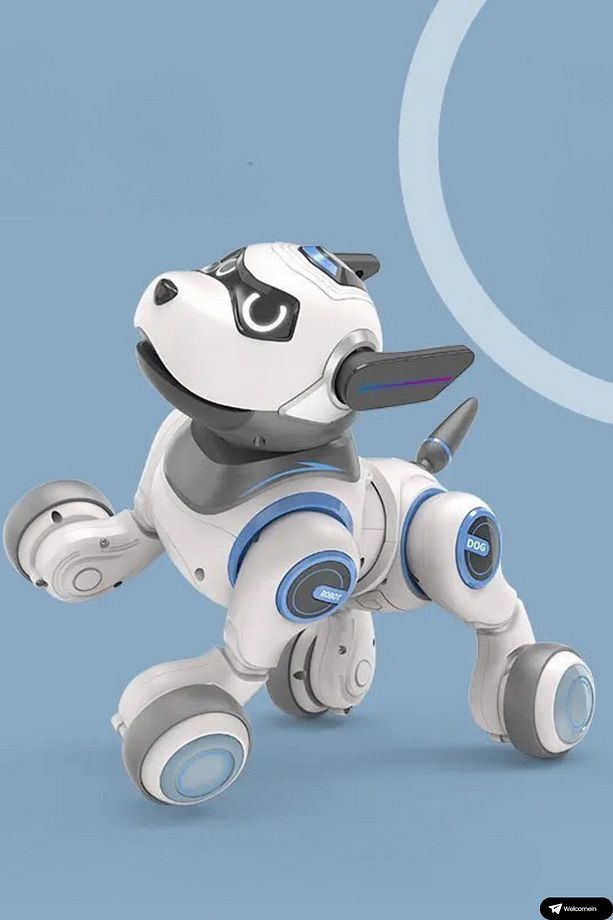 Oyuncak El Sensörlü  Uzaktan Kumandalı Şarjlı 22 Fonksiyonlu Smart İnteraktif Akıllı Robot Köpek - 7