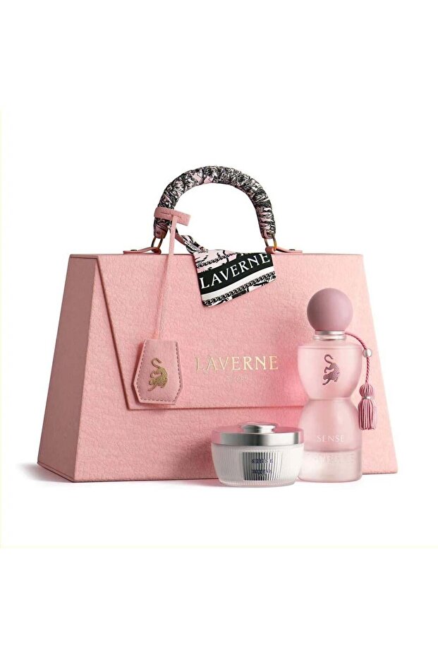 عبوة إعادة تعبئة عطر Generic Laverne Georgina Sens، سعة 100 مل + بودرة معطرة
