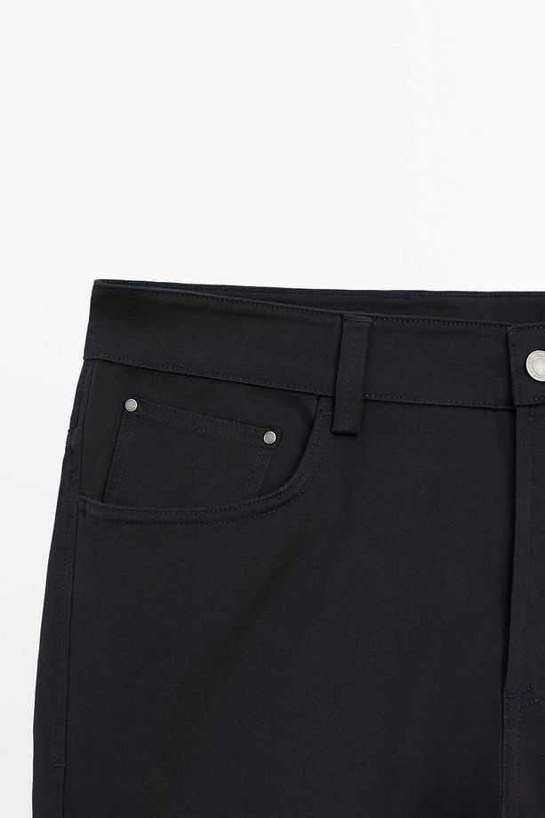 Pamuklu tapered fit jean - 8