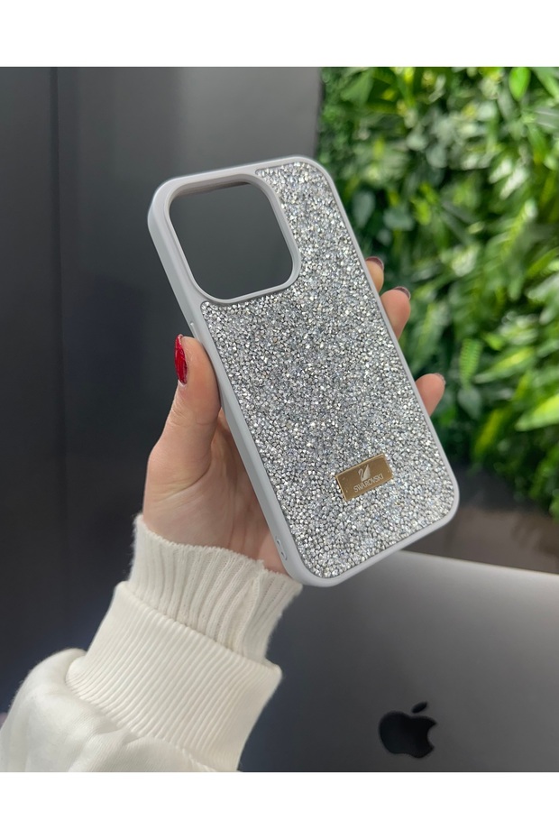 İPhone 14 Pro Ful Taşlı lüks kılıf - 3
