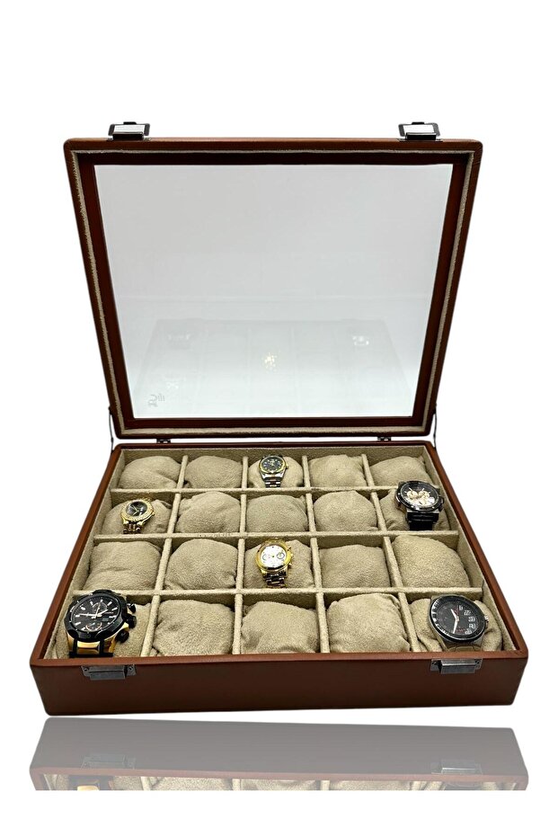 Diji 20-piece watch box watch case - tan