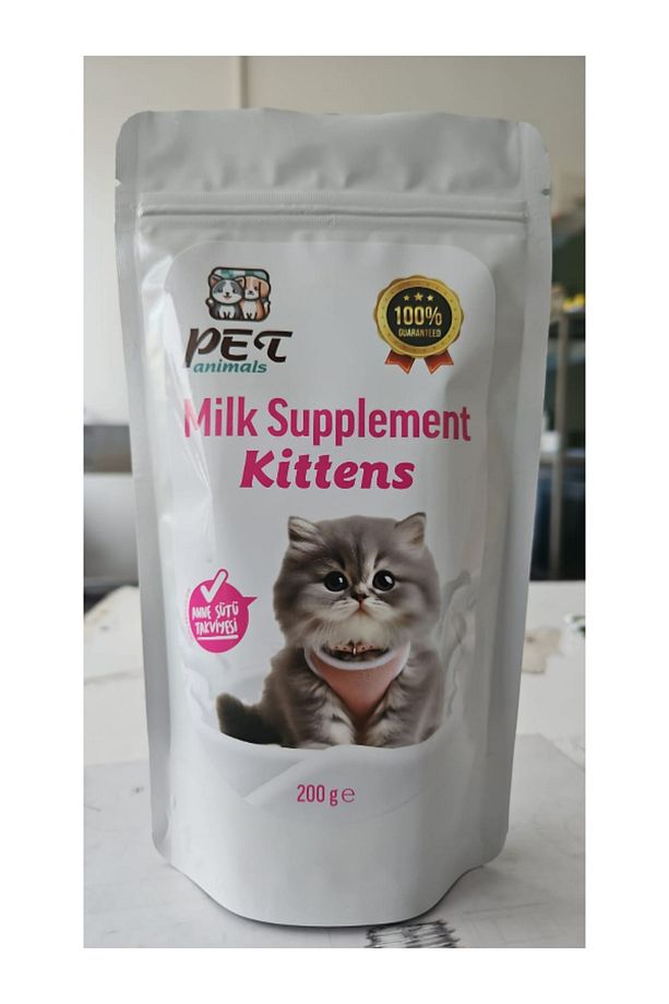 Yavru Kedi Süt Tozu + Biberon 40 ml Biberon Çift Başlıklı - 1