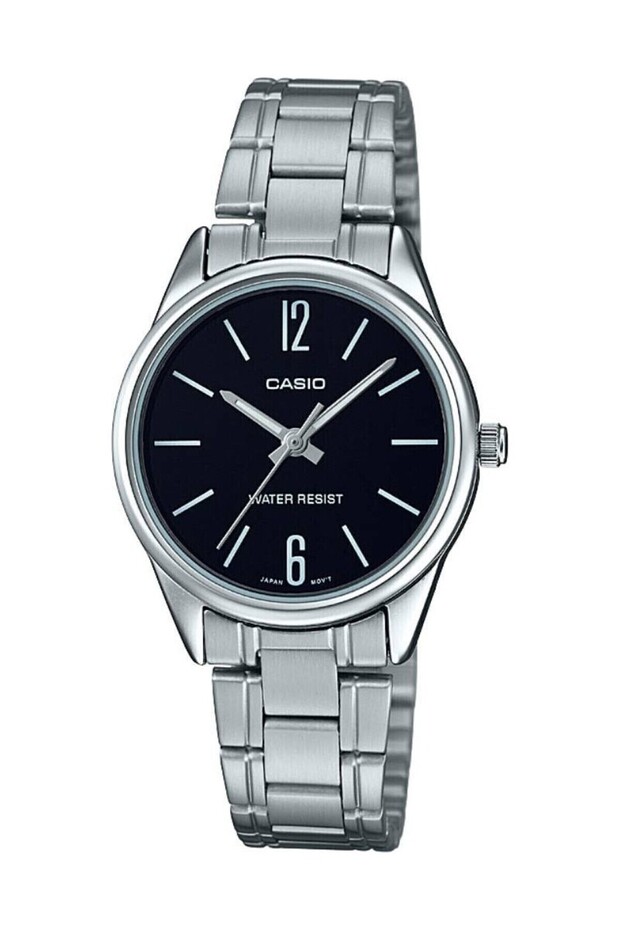 Silver Color Women's Wristwatch with Black Cord