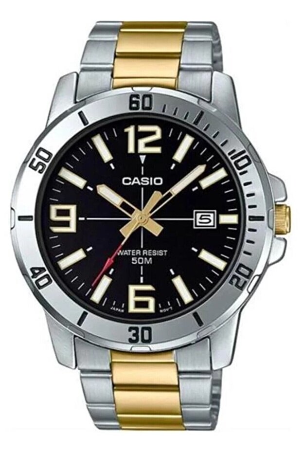 Gold Silver Color Men's Wristwatch