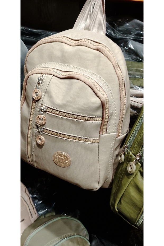 Crinkle Fabric Multi-Compartment Backpack - 2