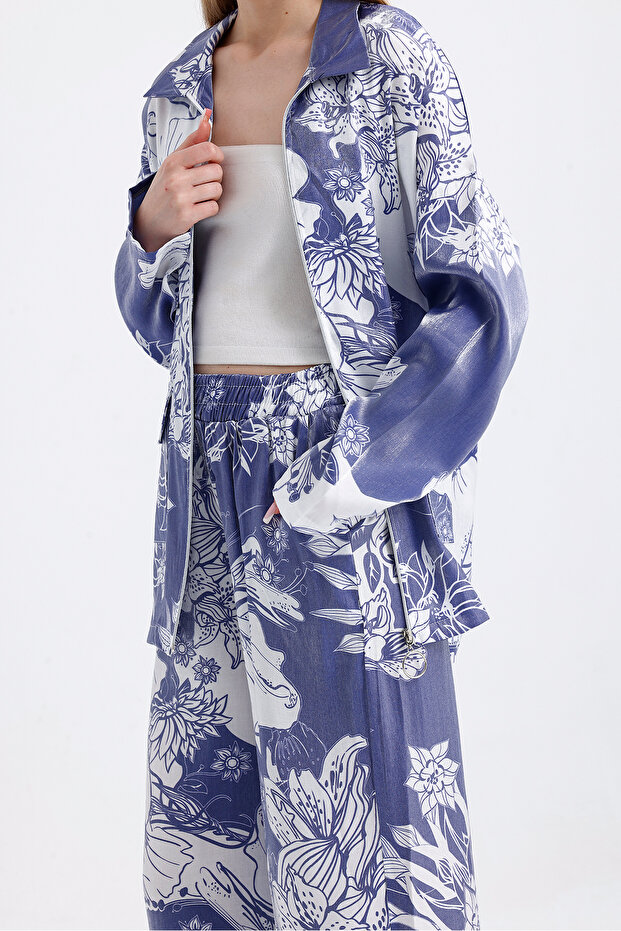 طقم قطعتين من القماش الكريستالي - 4