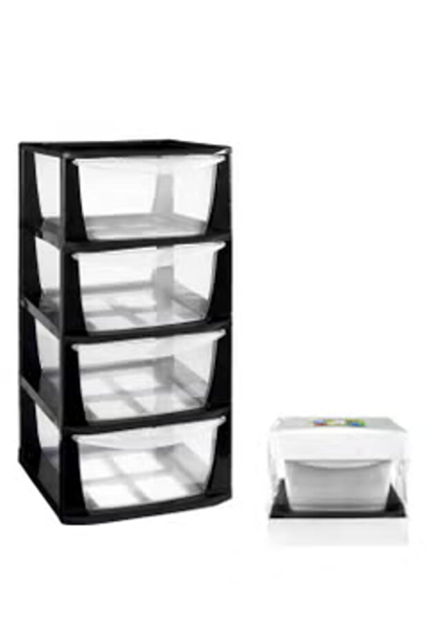 Plastic Storage Drawers 4 - 2