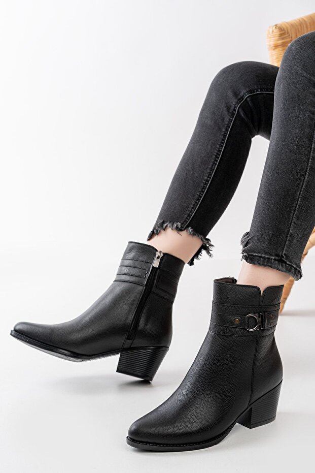 Hakiki Deri Kadın Bot - 4