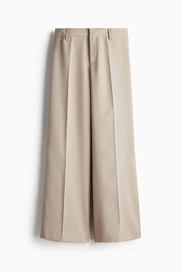 Wide tailored trousers