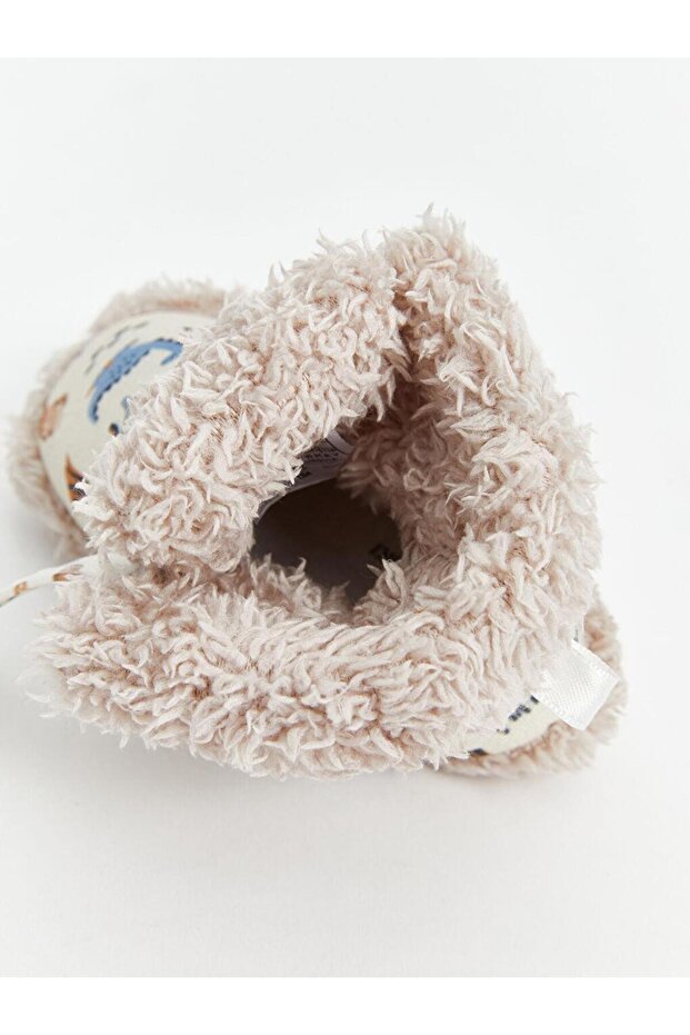 Baskılı Pelüş Erkek Bebek Ev Botu - 6
