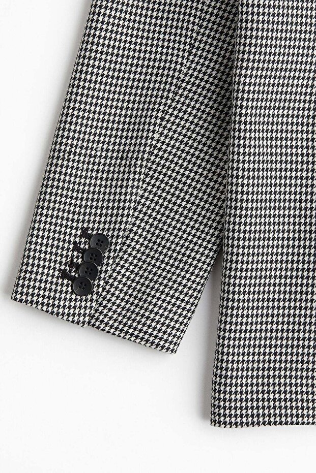 سترة مزدوجة الصدر كبيرة الحجم - 6