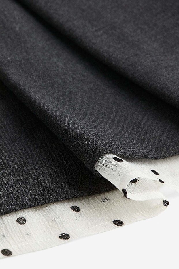 Pleated mini skirt - 1