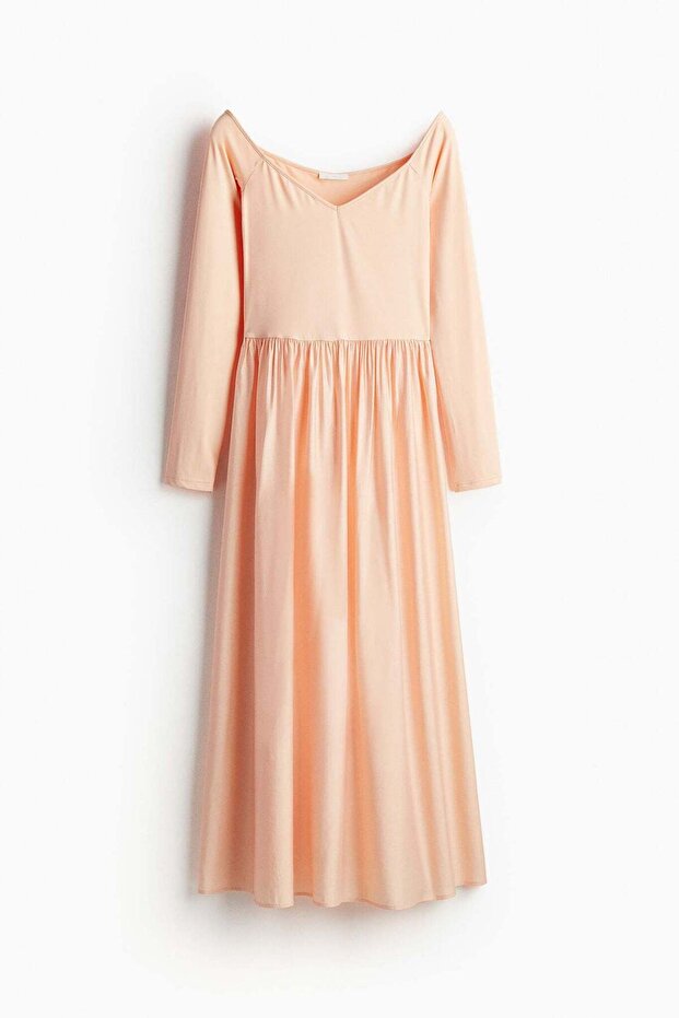 Off-the-shoulder dress
