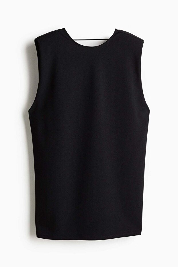 Deep-back mini dress - 1