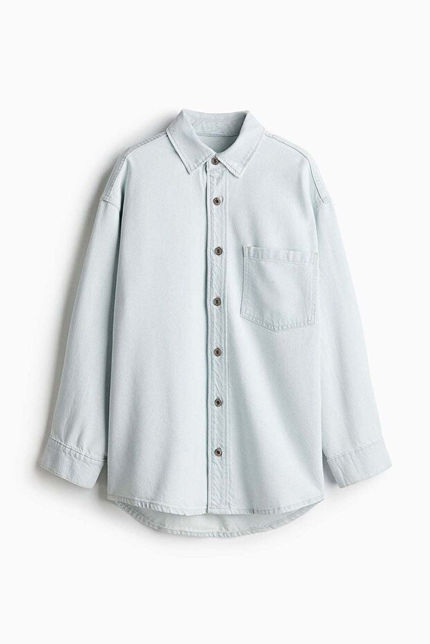 Feather Soft Oversized denim shirt