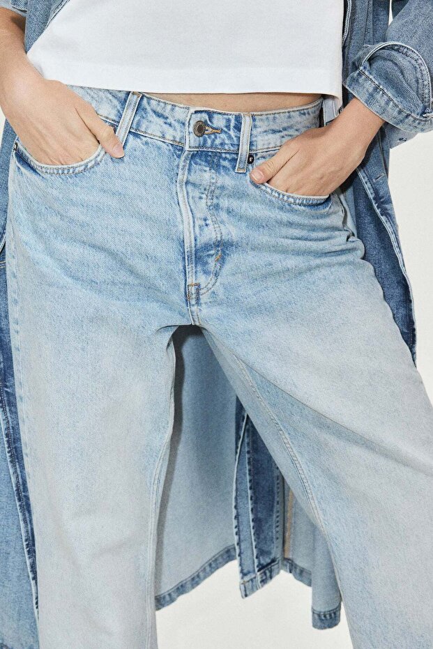 جينز مستقيم عادي - 4