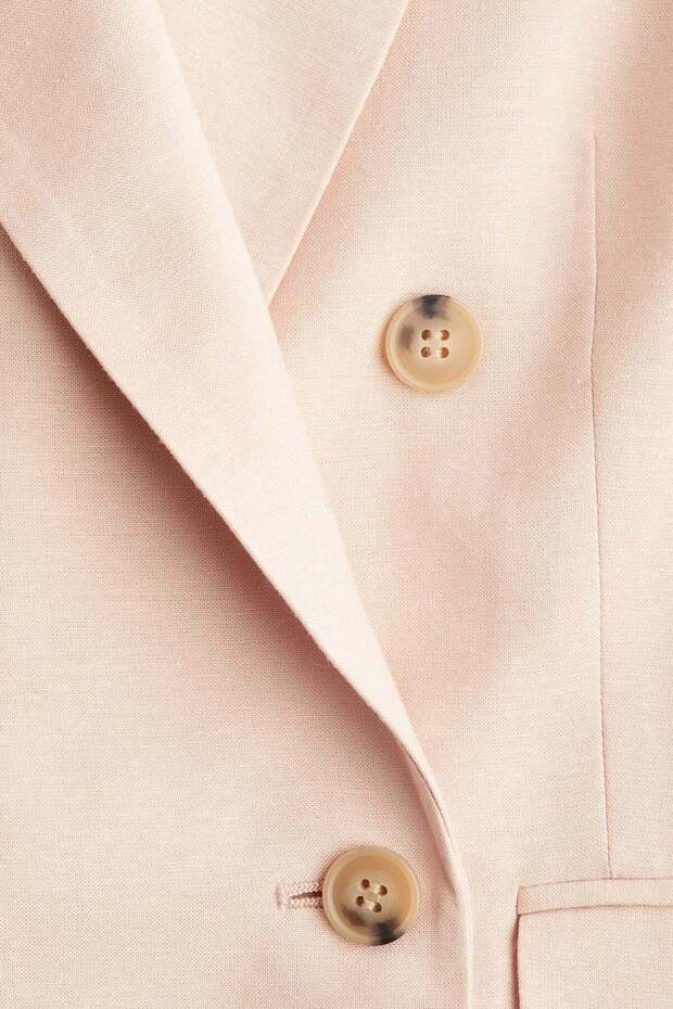 Linen-blend blazer - 5