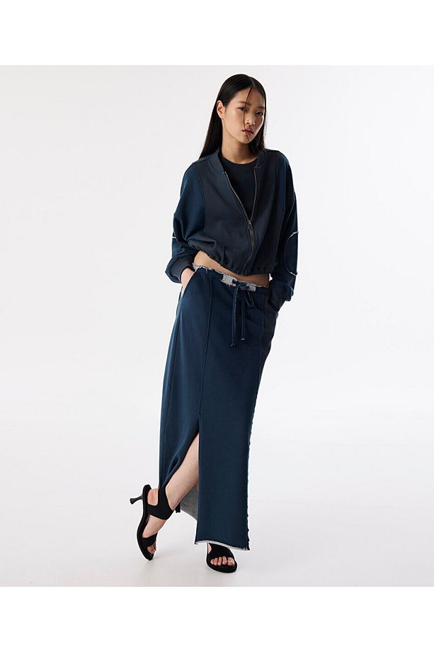 COLORBLOCK MİDİ ETEK - 2