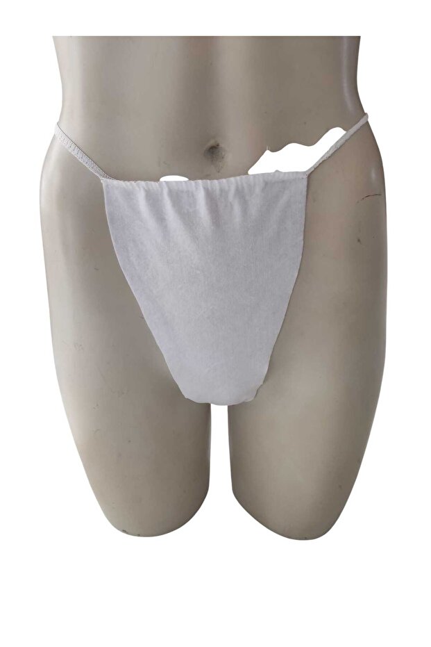 عبوة من 10 قطع بيضاء للاستعمال مرة واحدة - 3