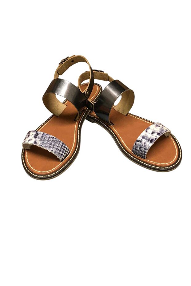 KADIN DERİ SNDALET - 4