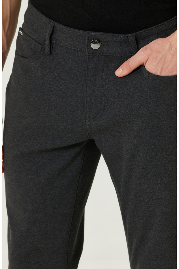 N-tech Antrasit Örme Casual Pantolon - 4