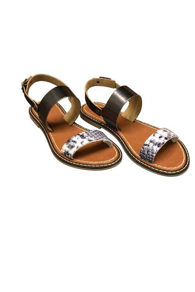 KADIN DERİ SNDALET - 5