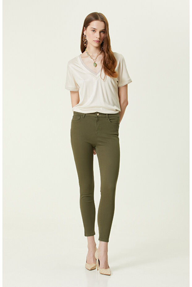 Haki Casual Pantolon - 1