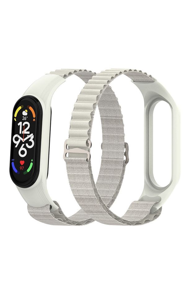Xiaomi Mi Band 3 4 5 6 7 Uyumlu Alpine Loop Örgü Kordon Kayış - 4