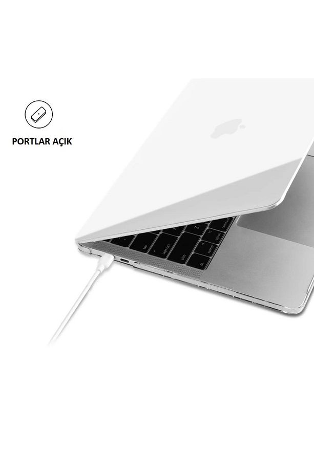 Macbook Air M2 M3 M4 13.6 A2681 A3113 A3240 Uyumlu Kılıf Kristal Şeffaf Kapak Kılıf Koruma - 5