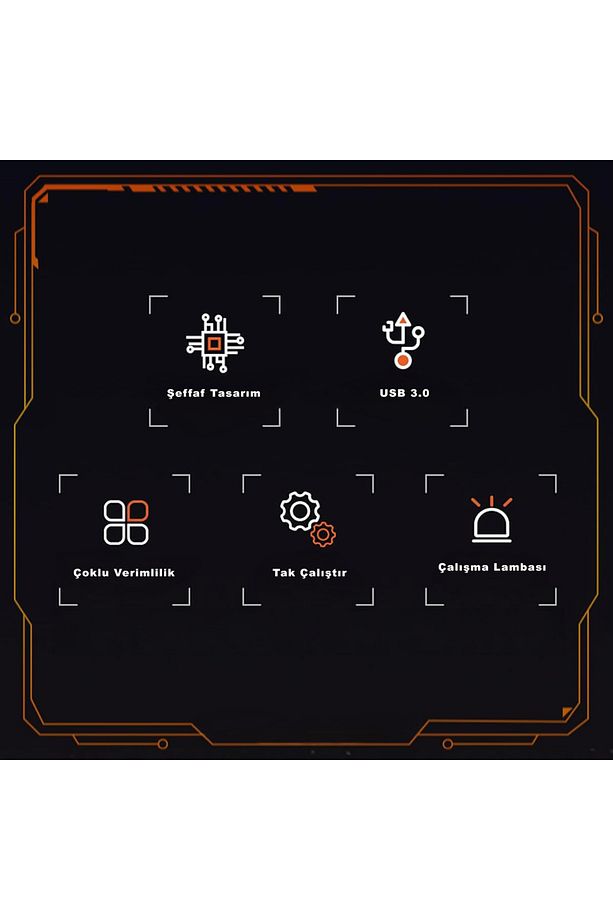 Type-c 4 X Usb 3.0 Hub Pd Şarj Girişli Hub Çevirici Adaptör Sw4u - 7