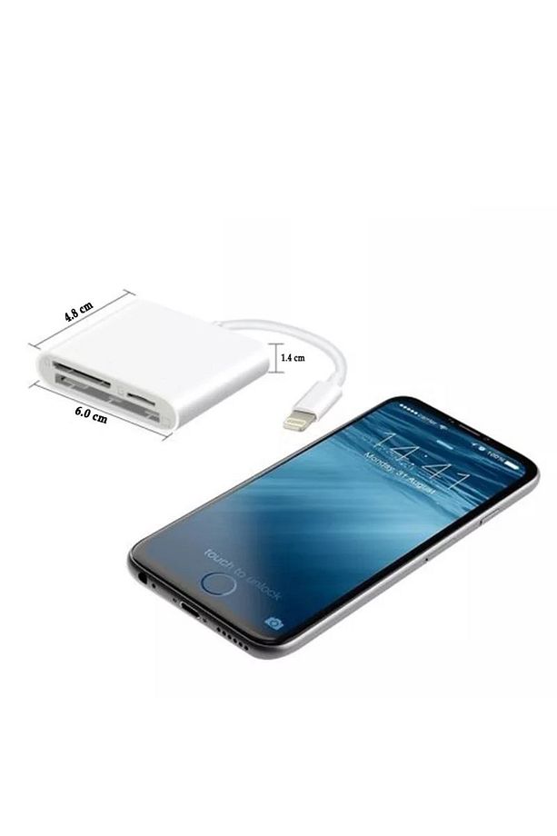 Iphone Ipad Ipod Sd Tf Cf Kart Okuyucu Adaptör Çevirici Nk1011 - 3