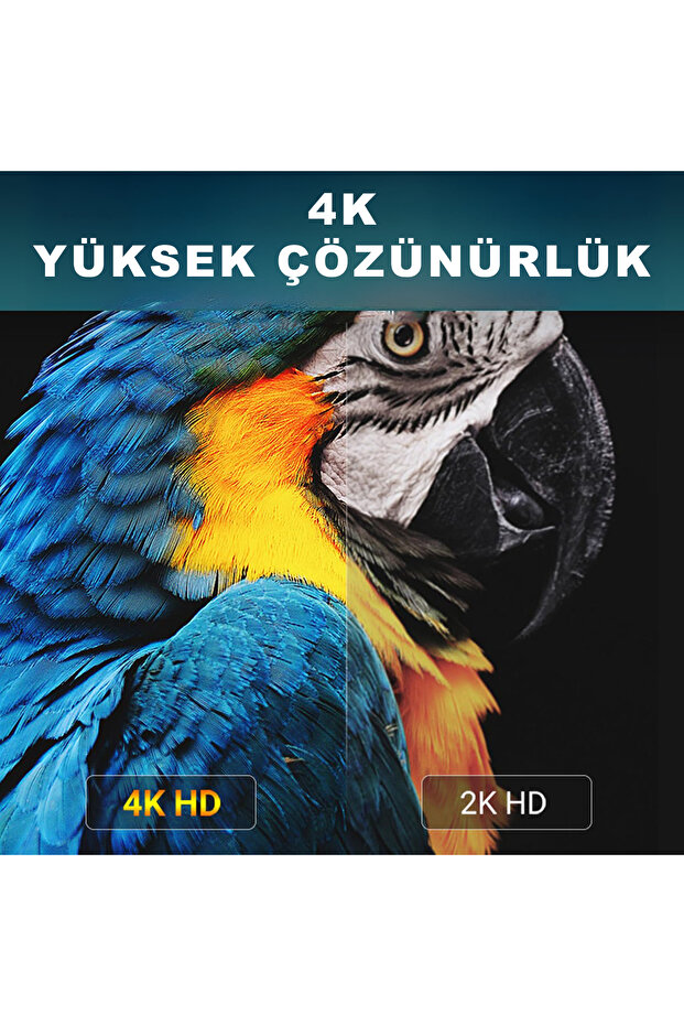 Type-C To Hdmi Hdtv Görüntü Aktarım Kablosu 4K 2K 60Hz 2 Metre - 6