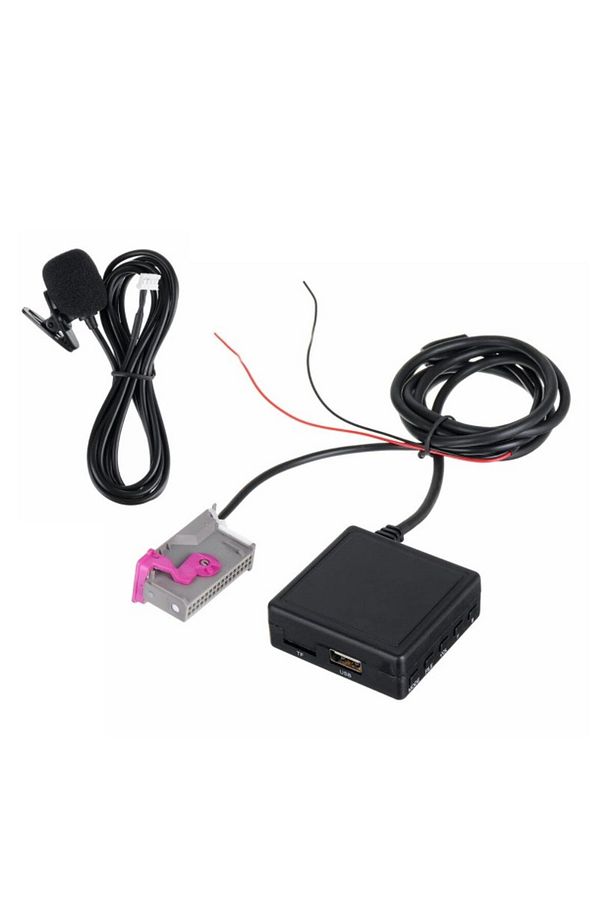 Audi A3 A4 A6 Tt R8 A8 Gallardo 5.0 Mikrofonlu Aux Adaptörü Sku4 Usb Tf Kart Girişi - 1
