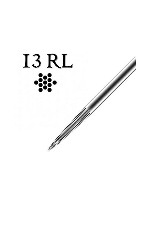 13 RL Dövme Makinası İğnesi 10 Adet Iğne Ve 10 Adet Uç - 13rl - 2