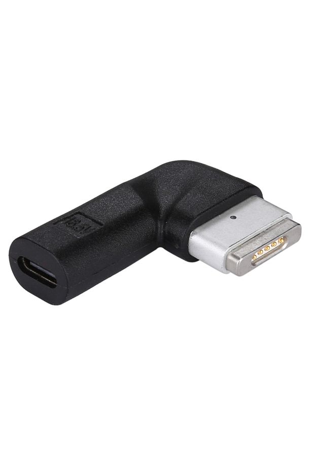 Type-c To Magsafe 2 Ile Uyumlu 85w A Kadar Destekli 90 Derece Çevirici Adaptör - 1