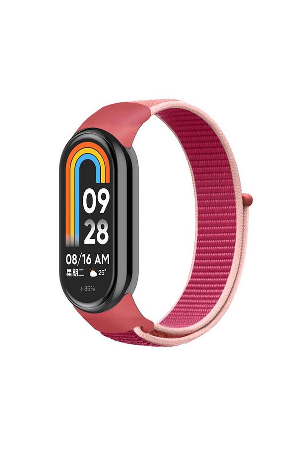 Xiaomi Mi Band 8 9 10 Uyumlu Woven Sport Loop Örgü Kordon Kayış - 1