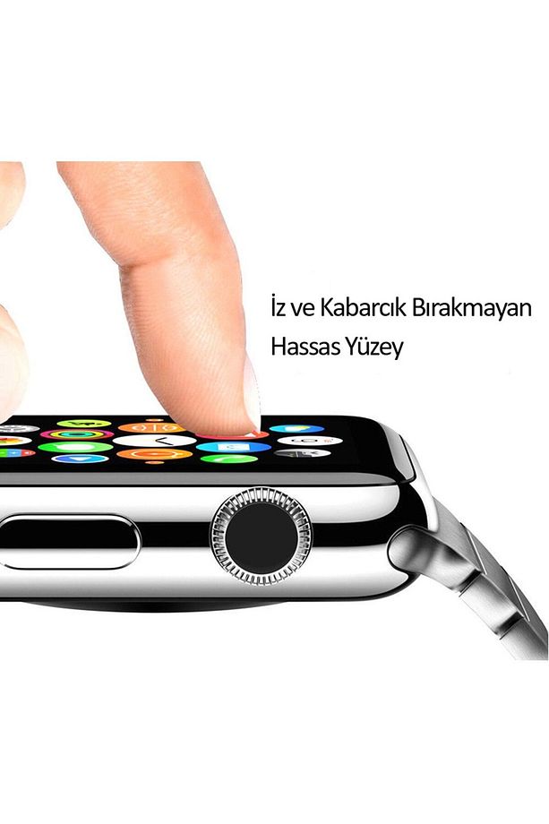Apple Watch 7 8 9 45mm 3d Tam Kaplayan Nano Ekran Koruyucu Filmi - 3