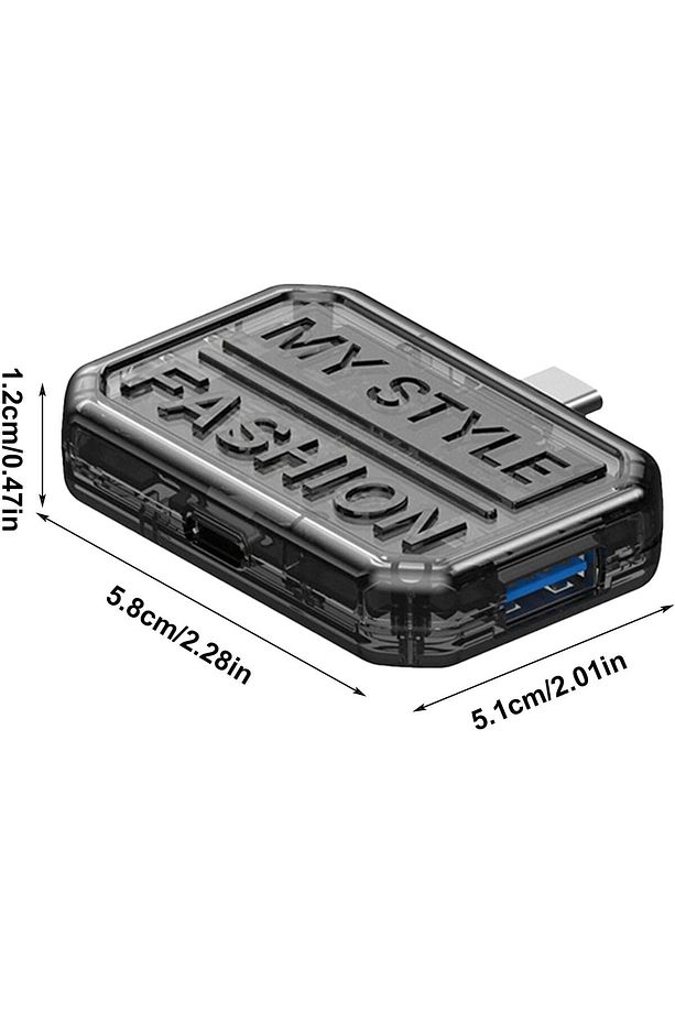 Type-C Hdmi Usb 3.0 Pd Şarj Giriş Mini Taşınabilir Çevirici Adaptör BX3H - 3