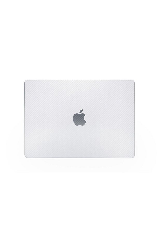 Macbook Air M2 M3 M4 13.6 A2681 A3113 A3240 Uyumlu Karbon Fiber Görünümlü Kılıf Kapak - 1