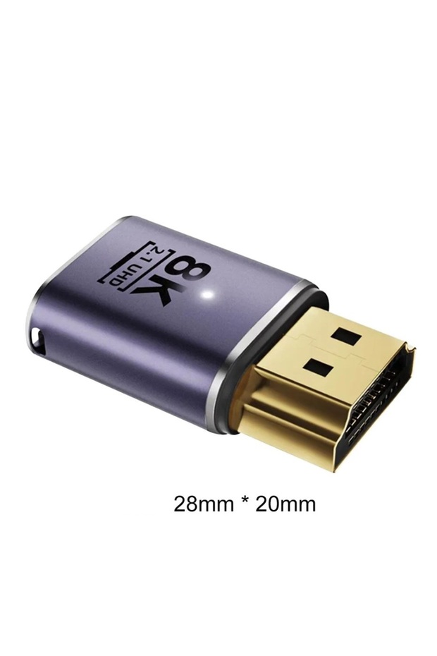 HDMI to HDMI Çevirici 8K 2.1 UHD Dönüştürücü Adaptör - 5