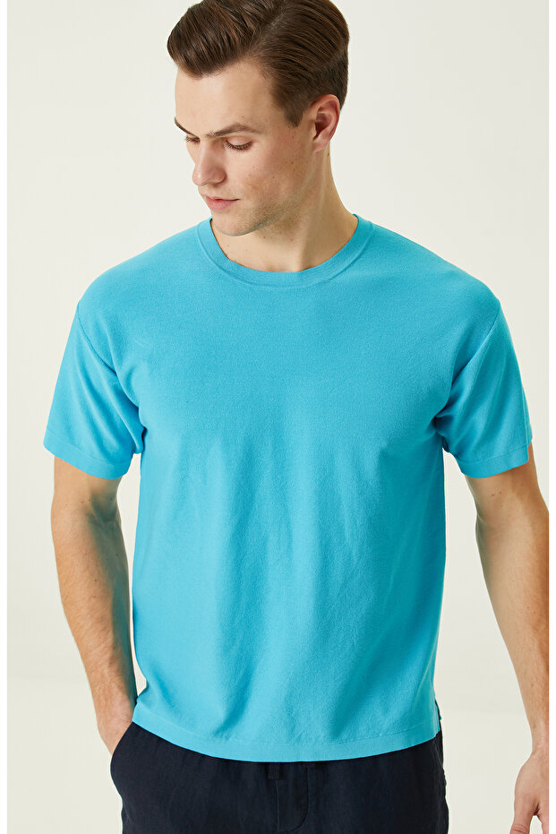 Mavi Erkek Triko - 2