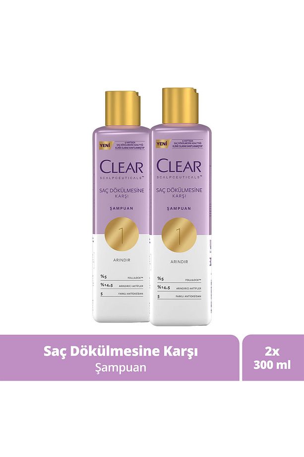 Scalpceuticals Saç Bakım Şampuanı Saç Dökülmesine Karşı 300 ml X2 - 1