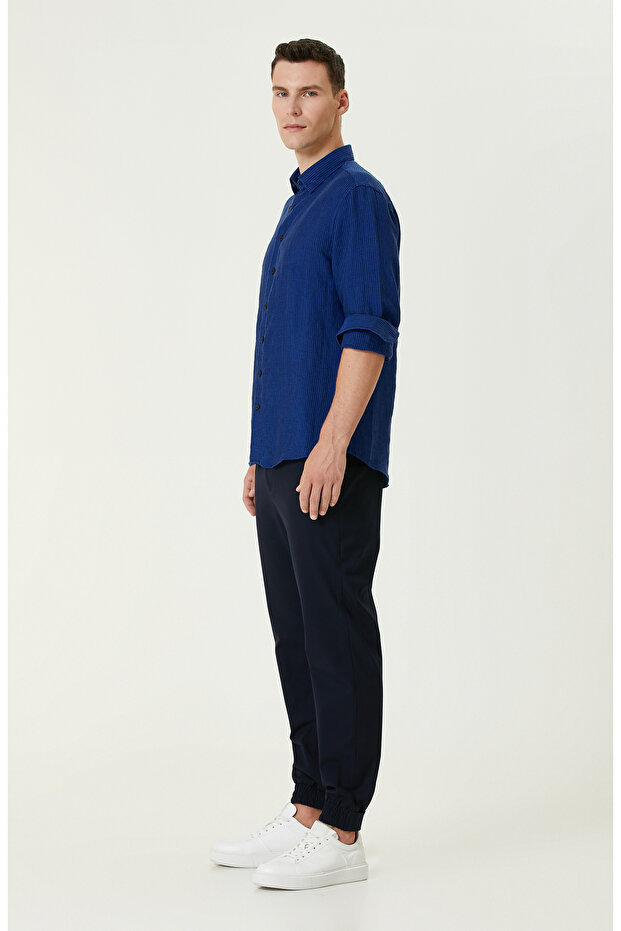 Saks Keten Gömlek - 3