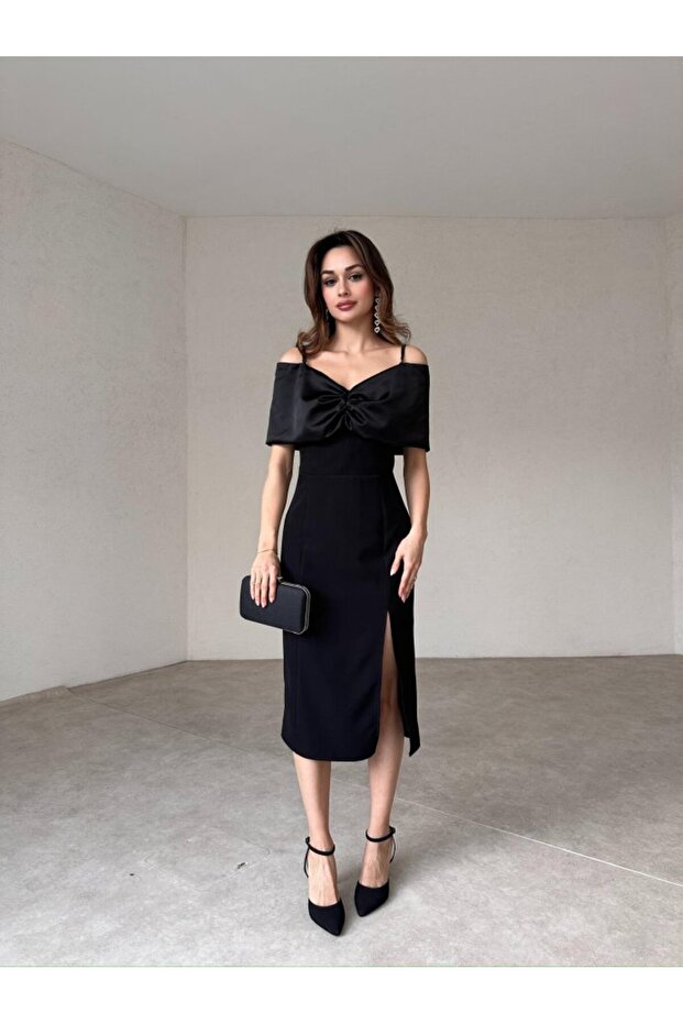 Shine Midi Elbise - 3