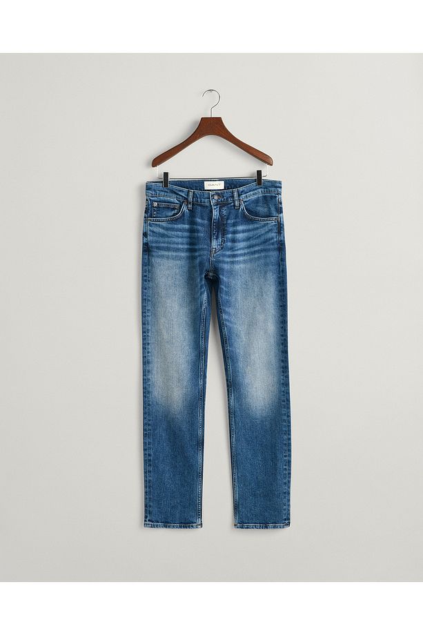 Erkek Mavi Regular Fit Jean - 4