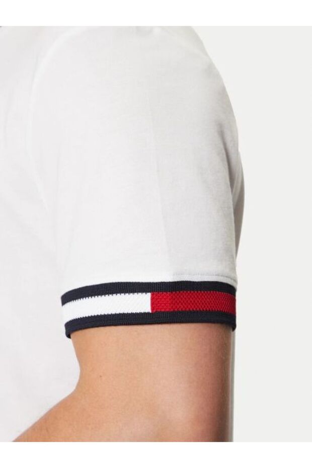 GLOBAL STRIPE FLAG CUFF TEE - 5