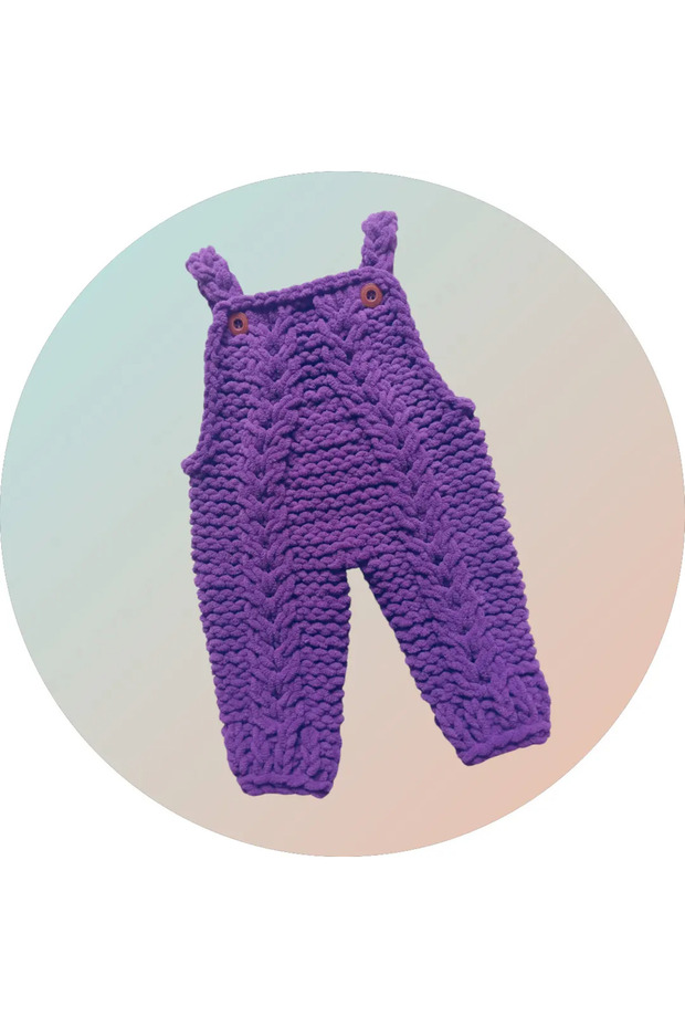 El yapımı Alizepuffy Bebek Salopet Tulum - 2