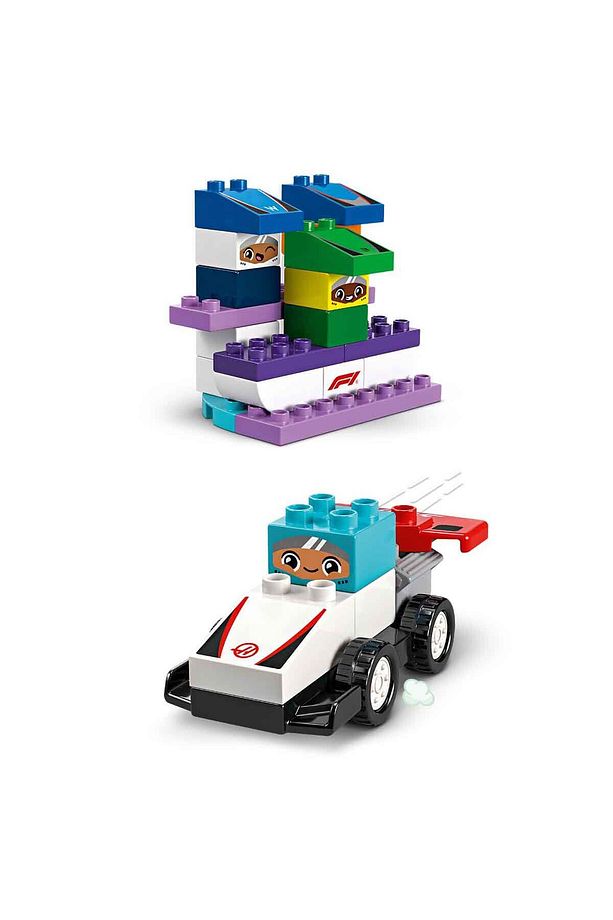 DUPLO Kasabası F1 Takımı Yarış Arabaları ve Sürücüler 10445 - 2 Yaş ve Üzeri Küçü - 7