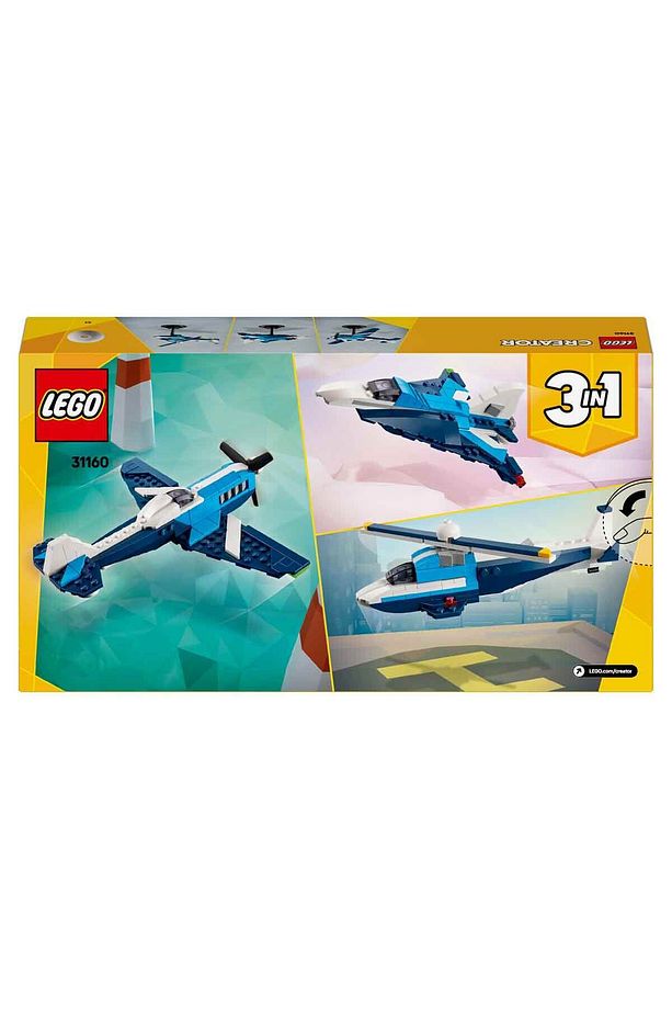 Creator 3’ü 1 Arada Uçak: Yarış Uçağı 31160 - 7 Yaş ve Üzeri Çocuklar için Jet vey - 4
